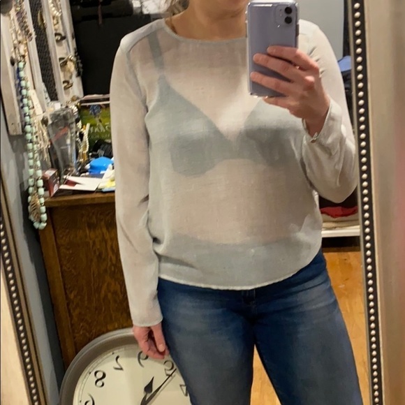 Banana Republic Gorgeous Sheer Blouse EUC - Picture 6 of 8